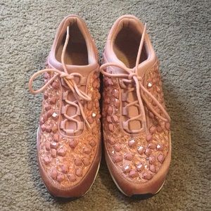 Used Ash muse crystal embellished sneakers size 9